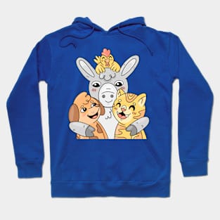 Animal Friendship Hoodie